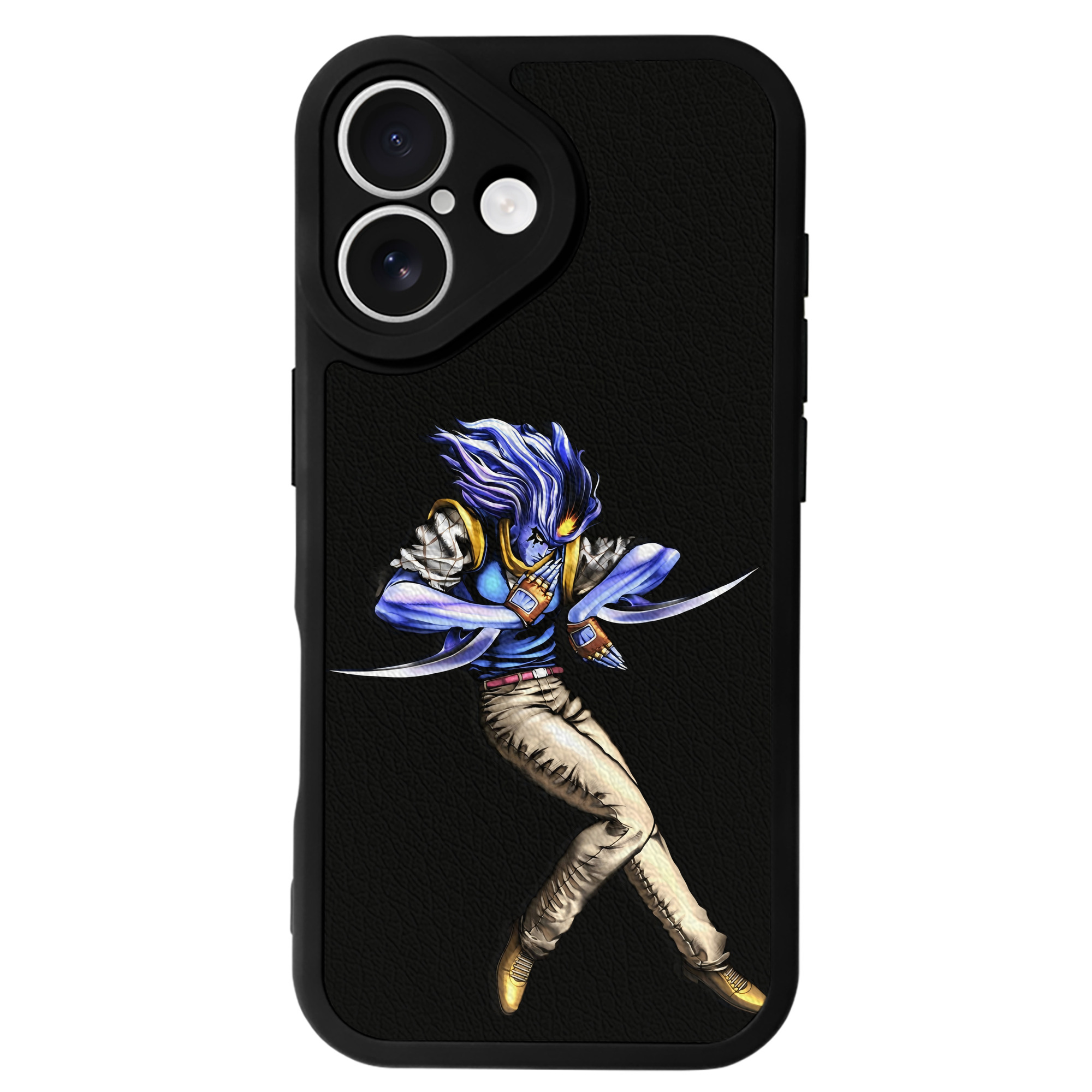 （画像用） ジョジョの奇妙な冒険 JoJo's Bizarre Adventure 【iPhone 16シリーズ対応】シリコンスマホケース（レザー調） 材質：シリコン